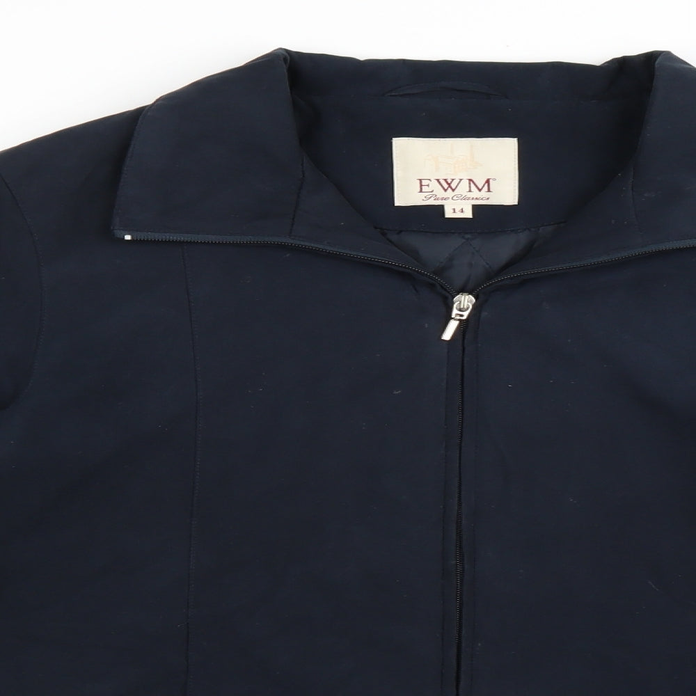Womens UK Size 14 EWM Blue Jacket