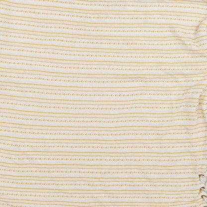 Falmer Heritage Womens Yellow Striped  Pullover Jumper Size 14