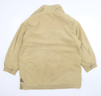 beketex Womens Beige  Velour Pea Coat Coat Size 14  - faux suede