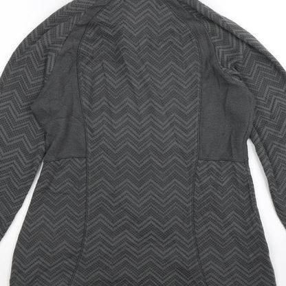 Avalanche Womens Grey Striped  Jacket  Size S