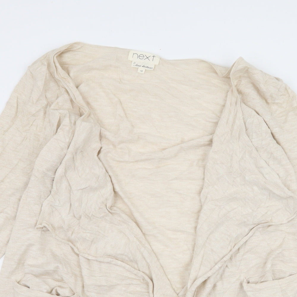 NEXT Womens Beige   Cardigan Jumper Size 10