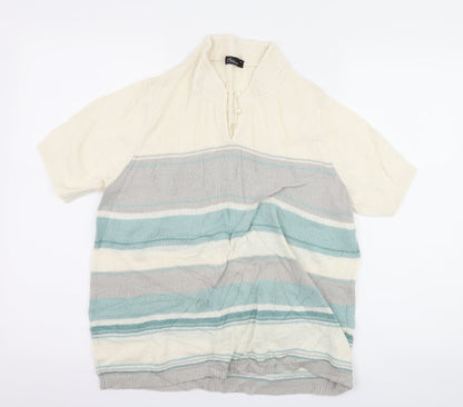 Womens UK Size M BM Collection Ivory Basic T-Shirt