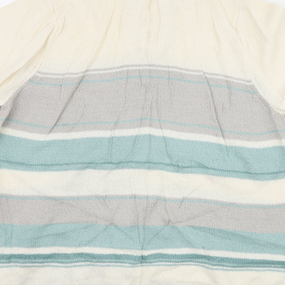 Womens UK Size M BM Collection Ivory Basic T-Shirt