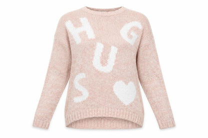 New Look Womens Pink   Pullover Jumper Size 8  - Hugs