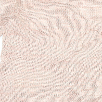 New Look Womens Pink   Pullover Jumper Size 8  - Hugs