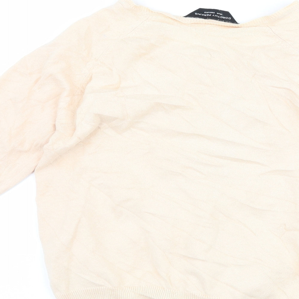 Dorothy Perkins Womens Pink   Cape Jumper Size 8