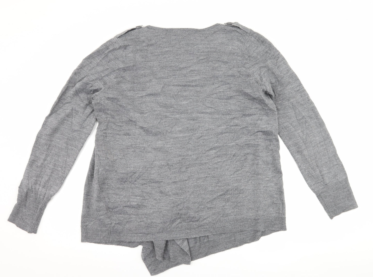 George Womens Grey   Cardigan Jumper Size 14