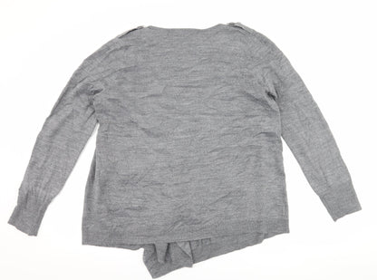 George Womens Grey   Cardigan Jumper Size 14
