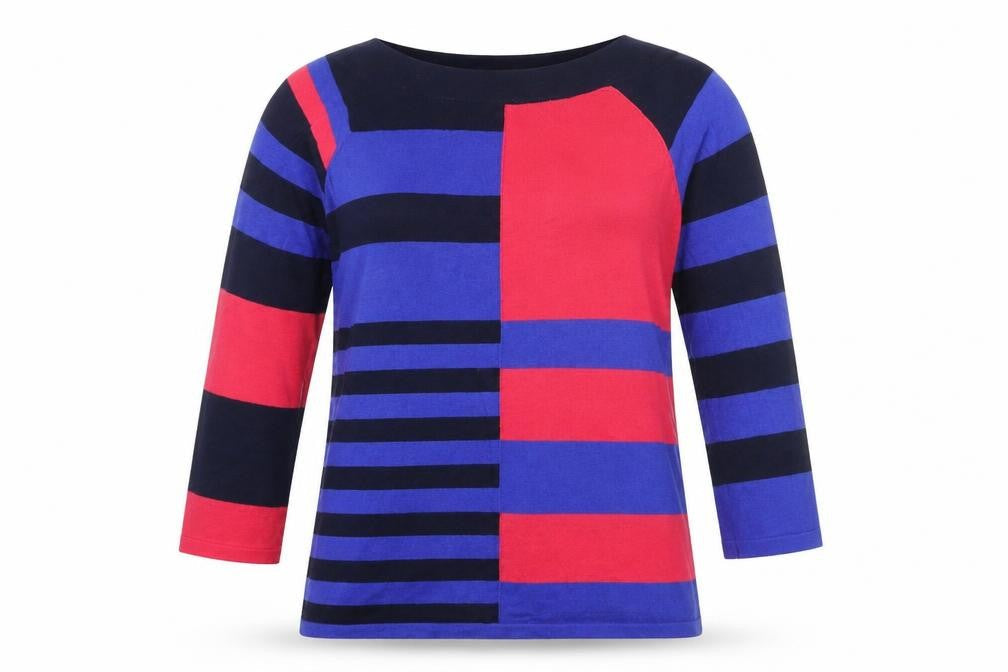 Next Womens Purple Striped  Pullover Jumper Size 10