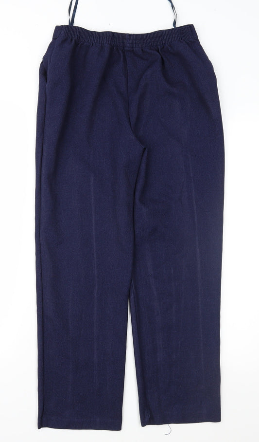 Womens UK Size 10 Papaya Regular Fit  Blue Trousers