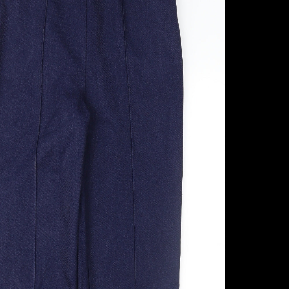 Womens UK Size 10 Papaya Regular Fit  Blue Trousers