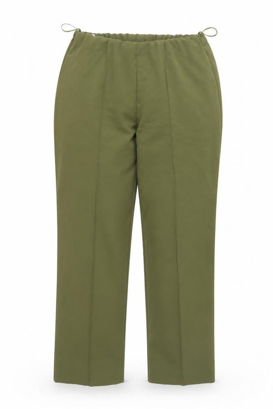 Womens UK Size 32 in Classic Regular Fit  Green Trousers