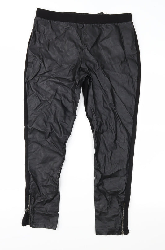 Womens UK Size 14 NEXT Regular Fit  Black Trousers