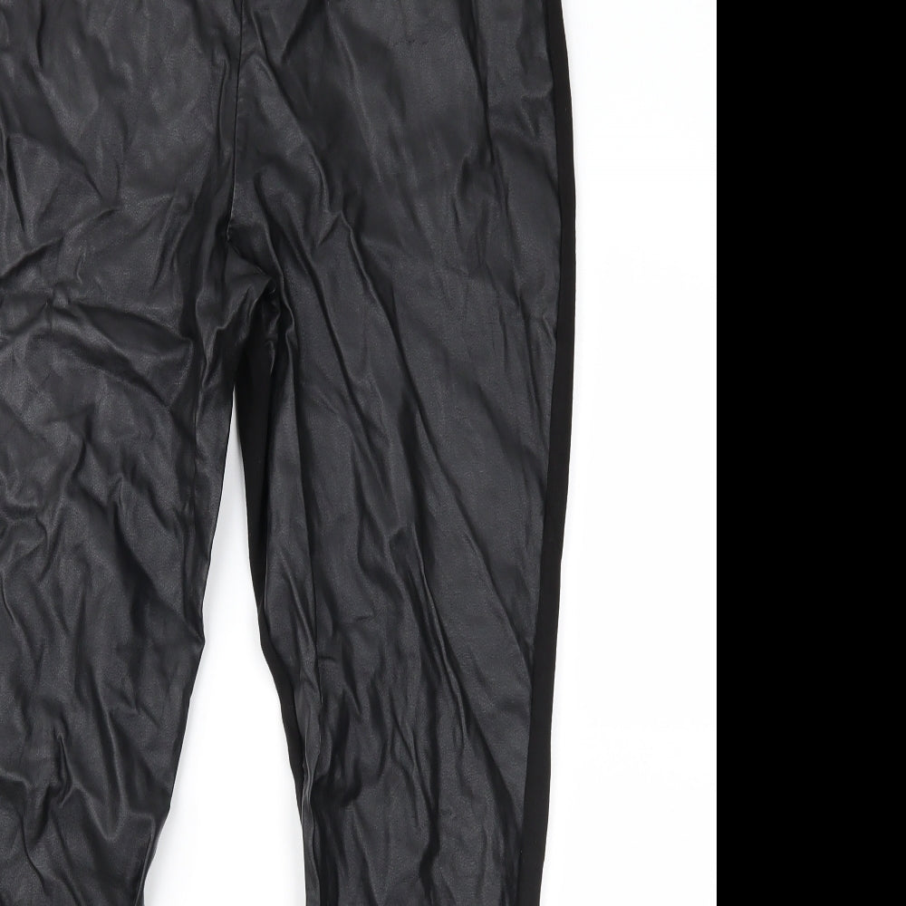 Womens UK Size 14 NEXT Regular Fit  Black Trousers