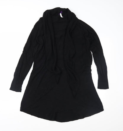 BHS Womens Black  Knit Cardigan Jumper Size 14