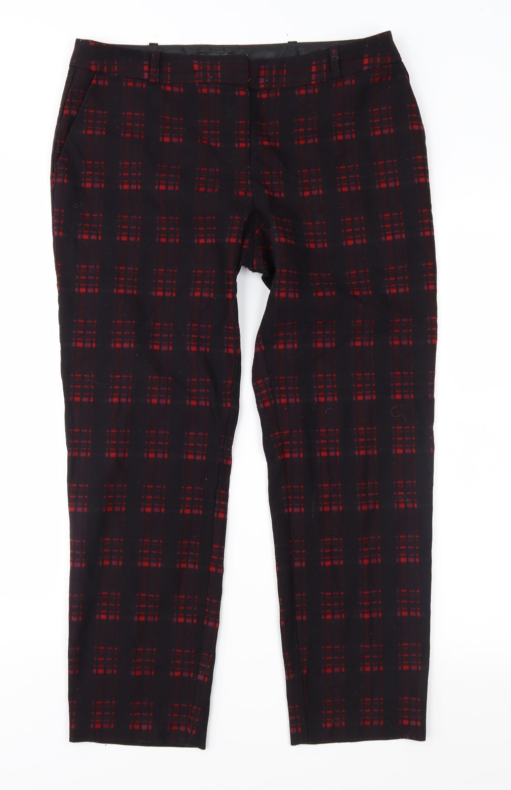 Womens UK Size 32 in NEXT Regular Fit  Purple Trousers