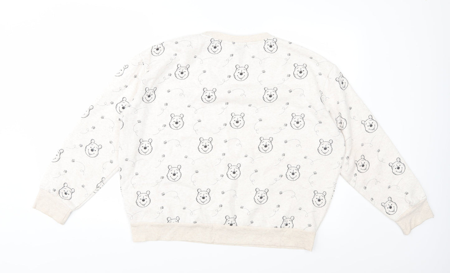 Womens UK Size M Disney Beige Pullover Sweatshirt