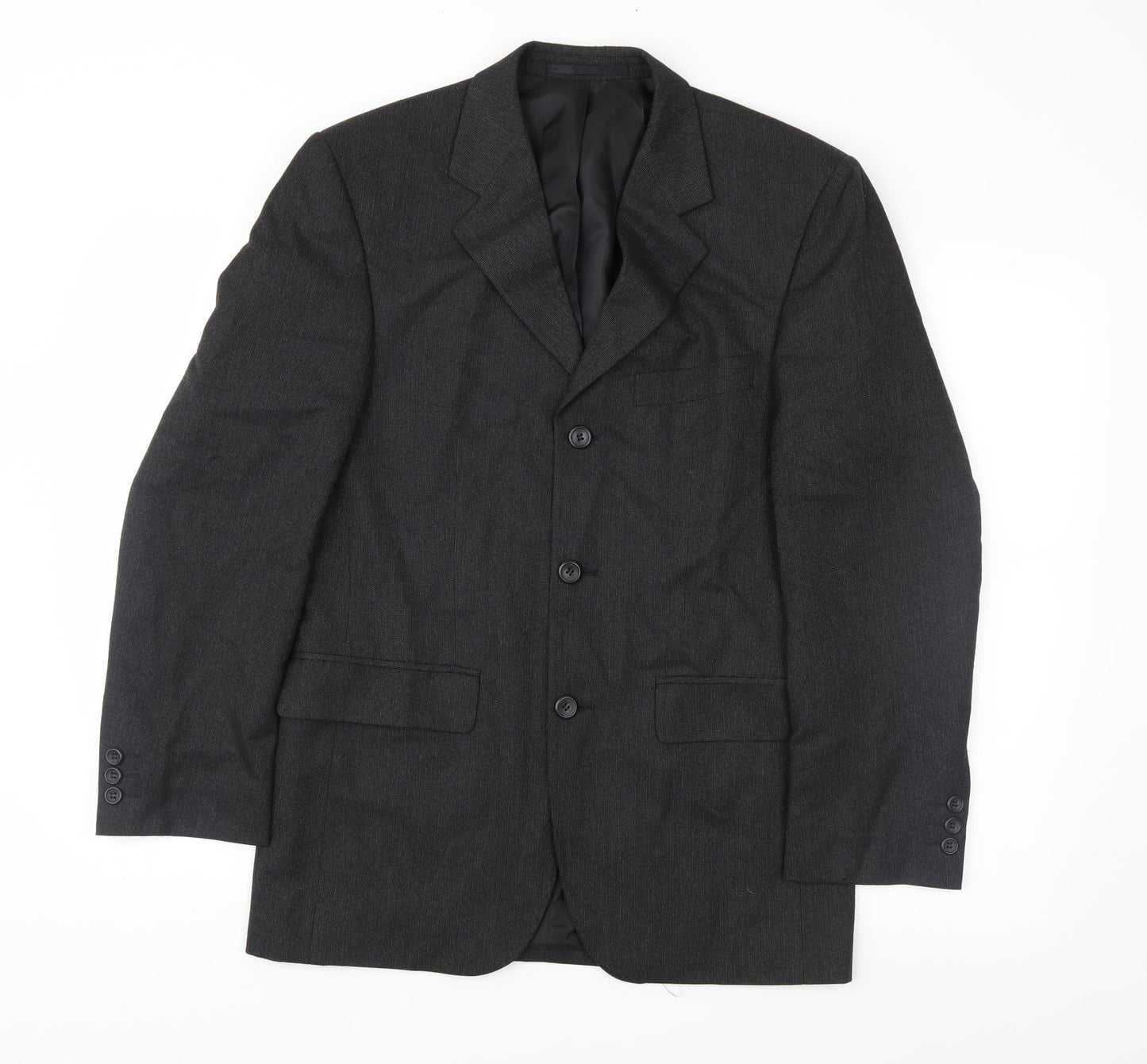 Mens UK Size 36 Burton Regular Grey Suit Jacket