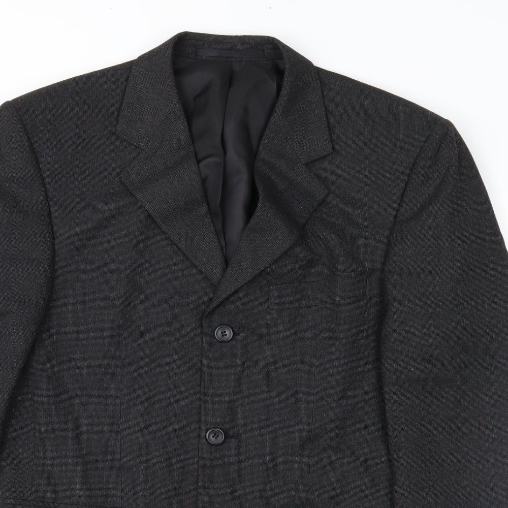 Mens UK Size 36 Burton Regular Grey Suit Jacket