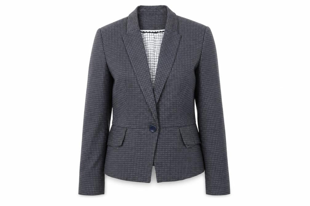 Womens UK Size 12 Marks and Spencer Regular Blue Suit Jacket