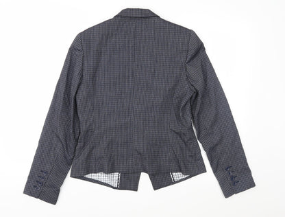 Marks and Spencer Womens Blue Spotted  Jacket Suit Jacket Size 12