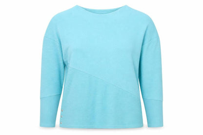 Bonmarché Womens Blue Knit Pullover Jumper Size 14