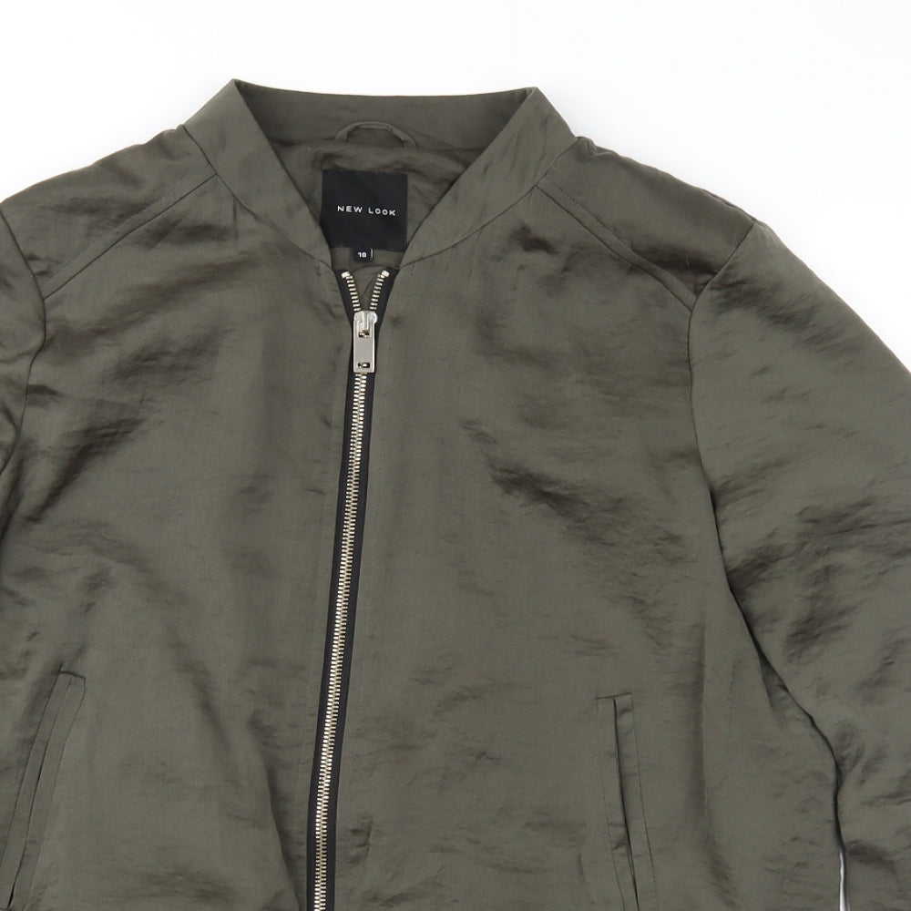 Womens UK Size 10 New Look Green Jacket