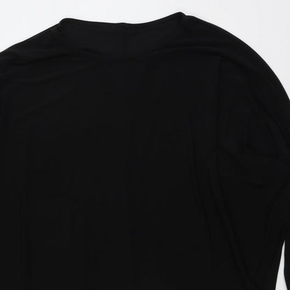 Womens UK Size  Preworn Black Basic Blouse