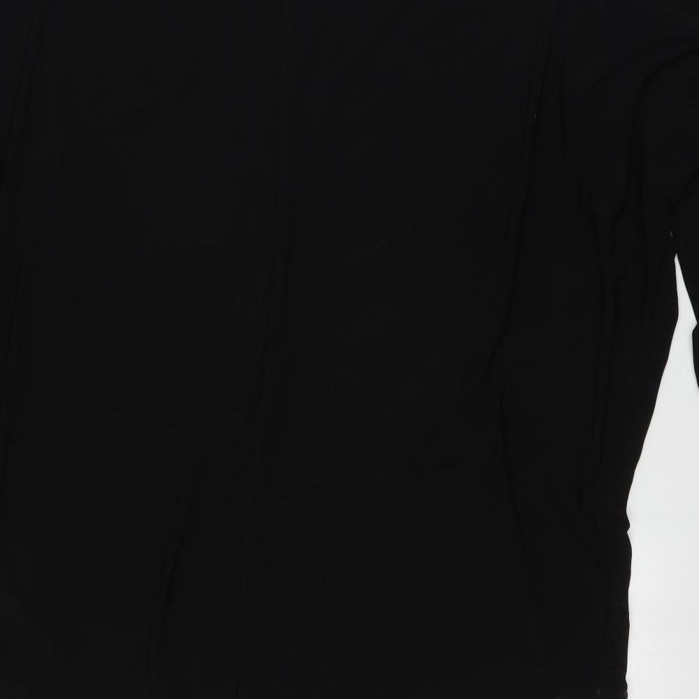 Womens UK Size  Preworn Black Basic Blouse