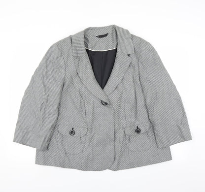 BHS Womens Grey   Jacket Suit Jacket