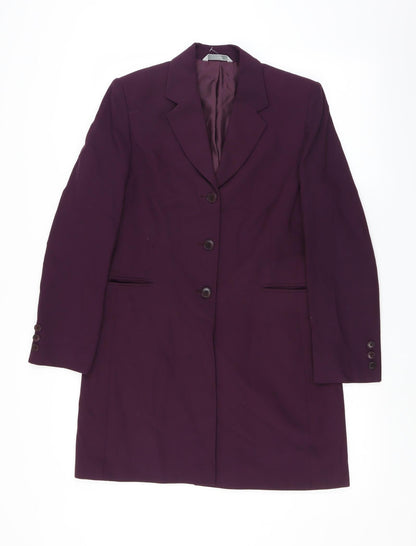 Marks and Spencer Womens Purple   Jacket Suit Jacket Size 10