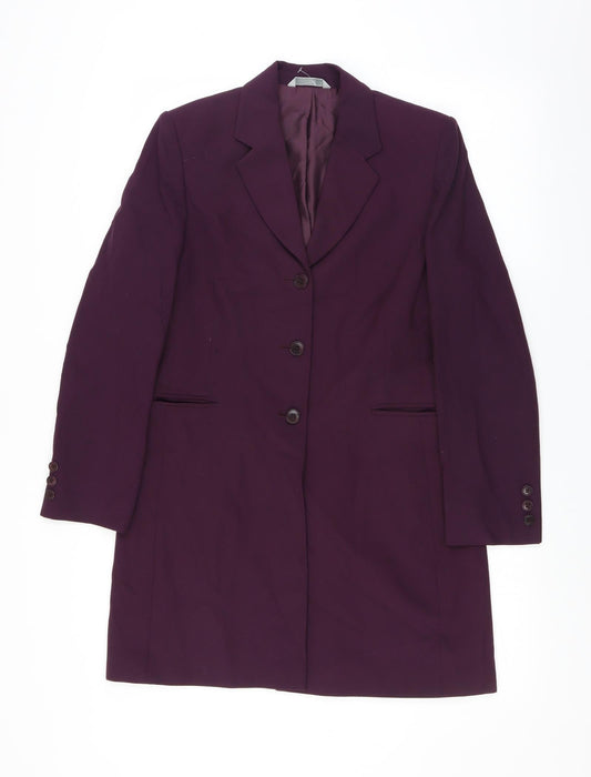 Marks and Spencer Womens Purple   Jacket Suit Jacket Size 10