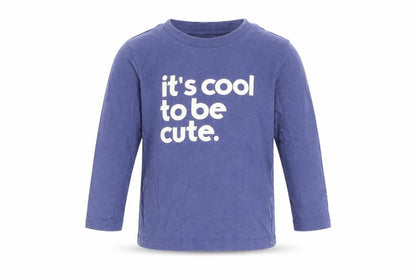 F&F Boys Blue   Basic T-Shirt Size 12-18 Months  - cool to be cute