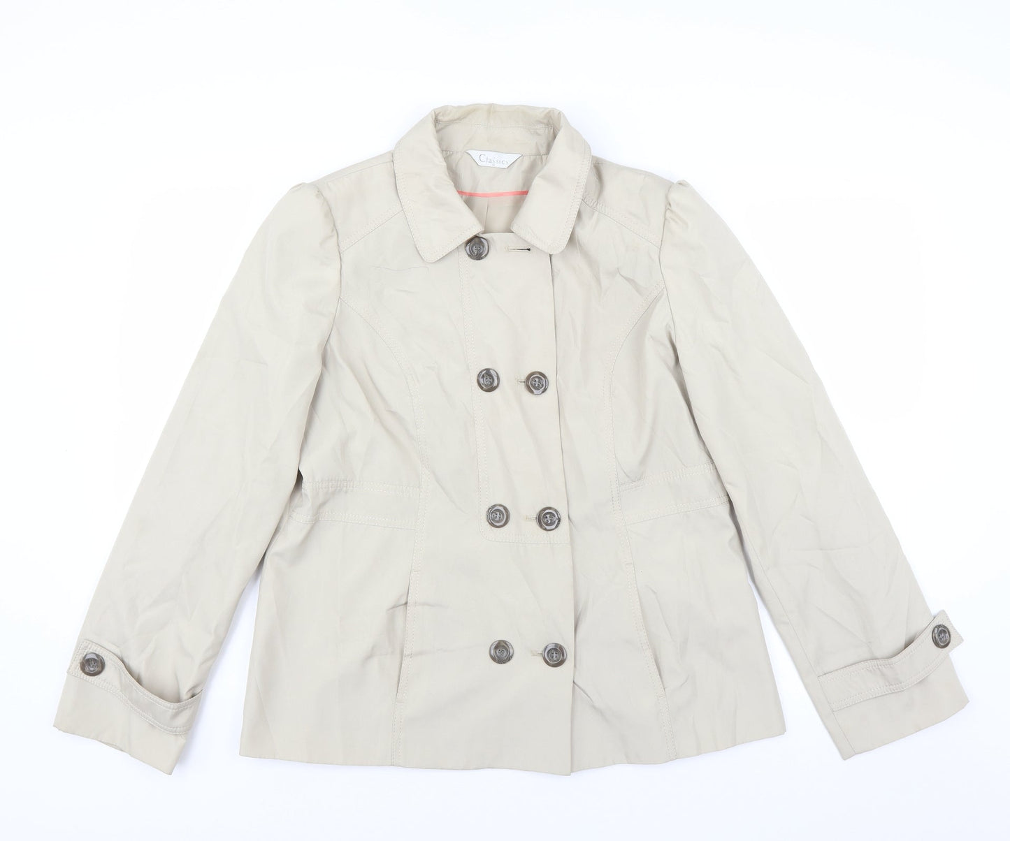 Classics Womens Beige   Jacket  Size 14
