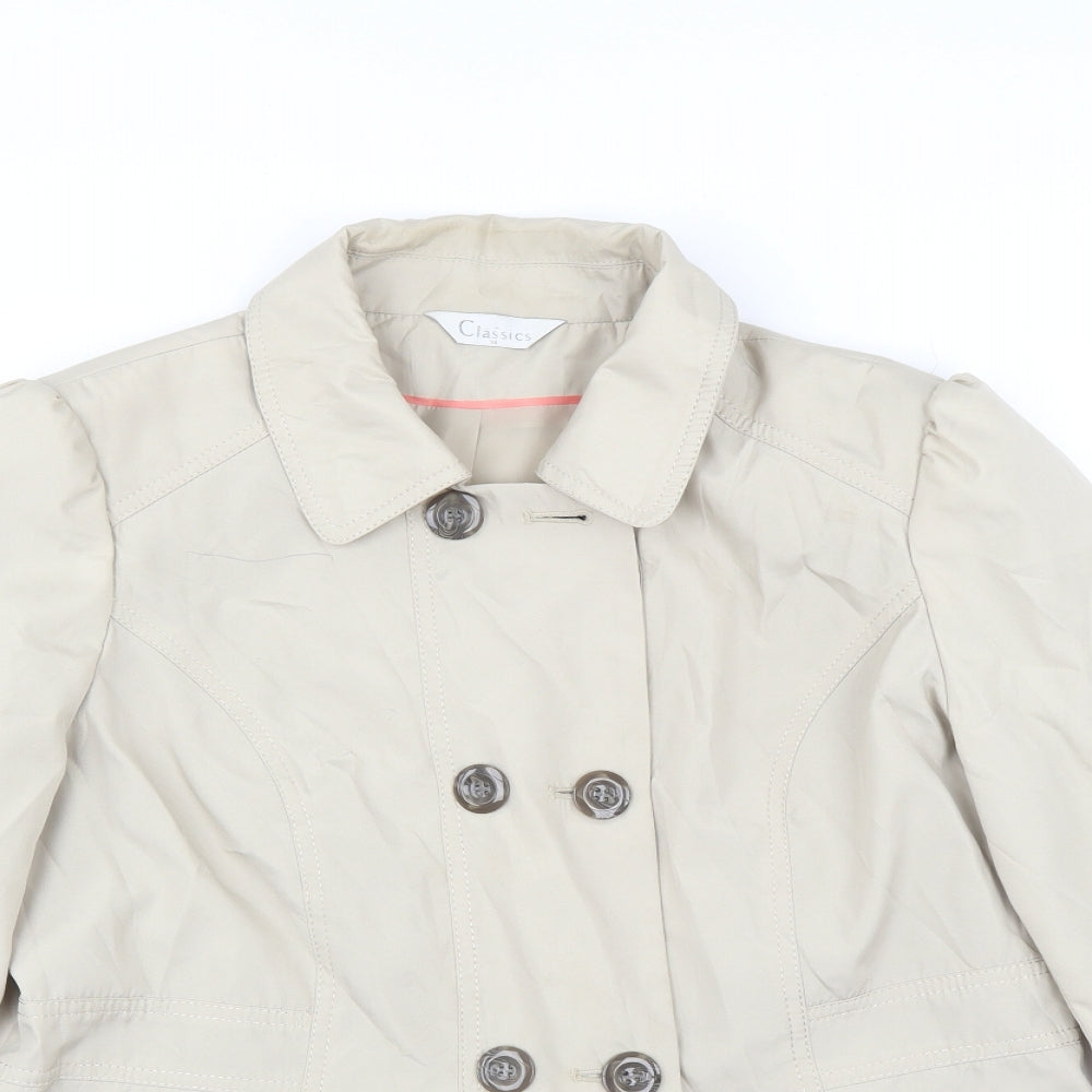 Classics Womens Beige   Jacket  Size 14