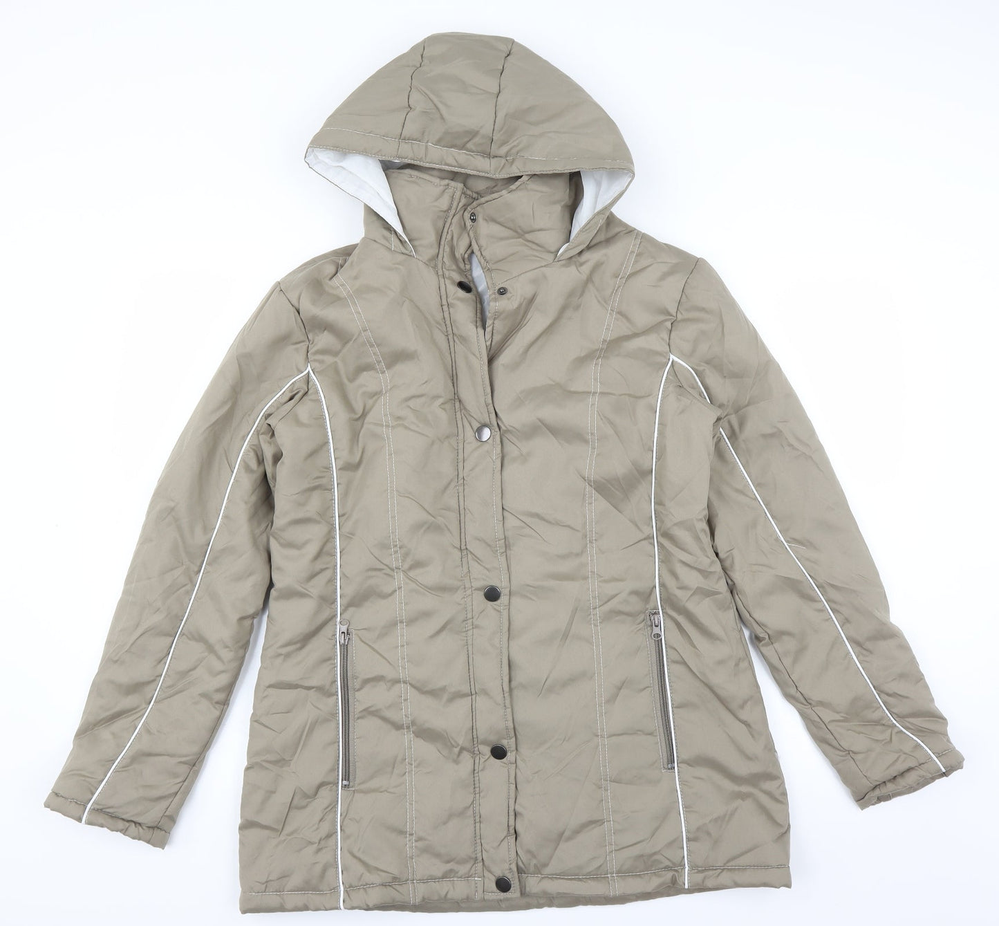 ann de lancay Womens Green   Jacket Coat Size S