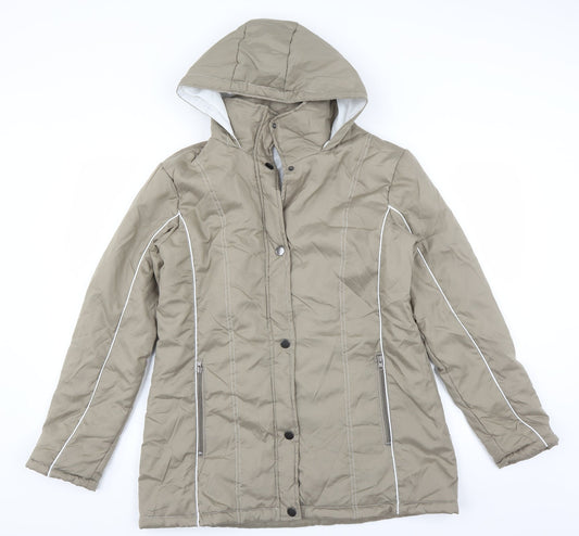 ann de lancay Womens Green   Jacket Coat Size S