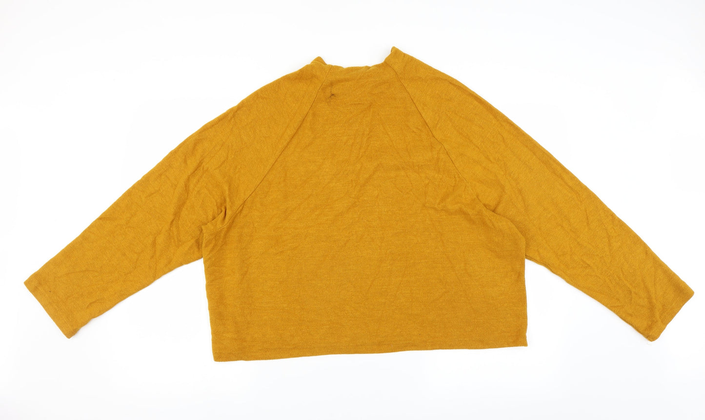 H&M Womens Yellow   Pullover Jumper Size L