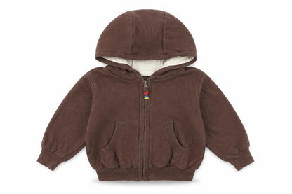 Mothercare Baby Brown   Full Zip Jumper Size 6-9 Months