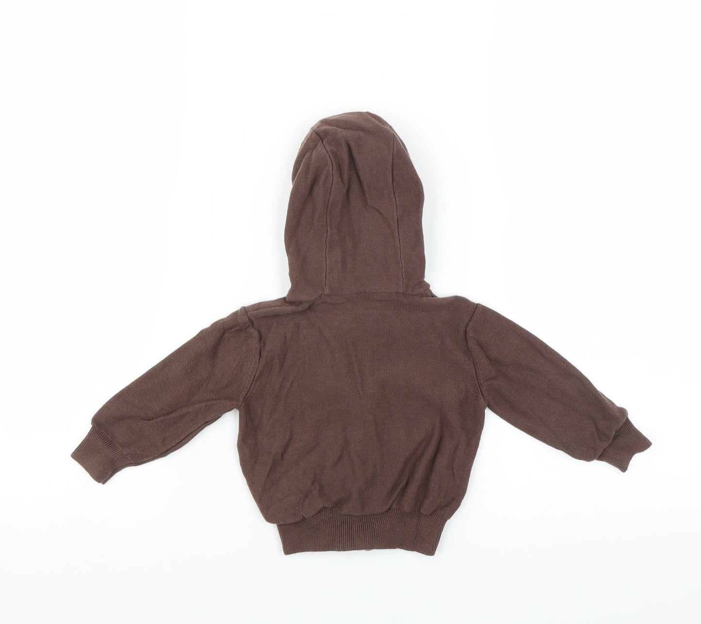 Mothercare Baby Brown   Full Zip Jumper Size 6-9 Months
