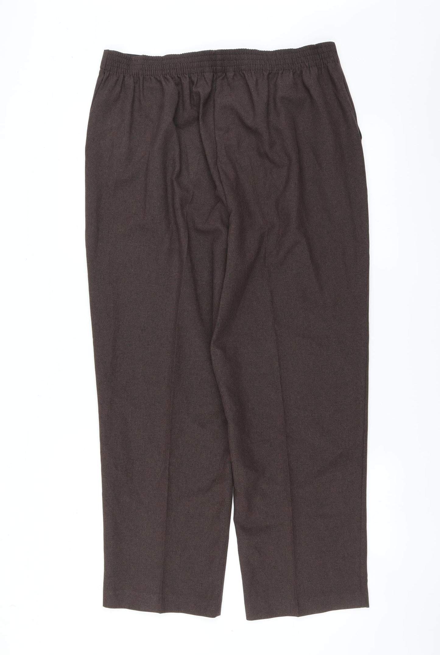 Womens UK Size 16 Le Bon Marché Regular Fit  Brown Trousers