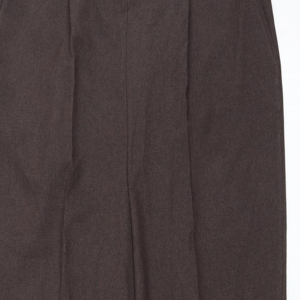 Womens UK Size 16 Le Bon Marché Regular Fit  Brown Trousers