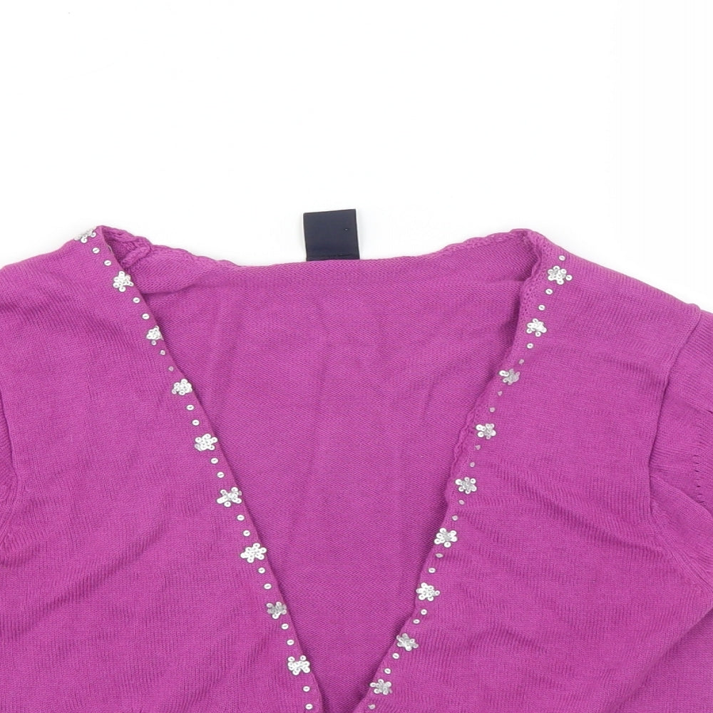Gap Womens Purple   Cardigan Jumper Size S  - Shrug