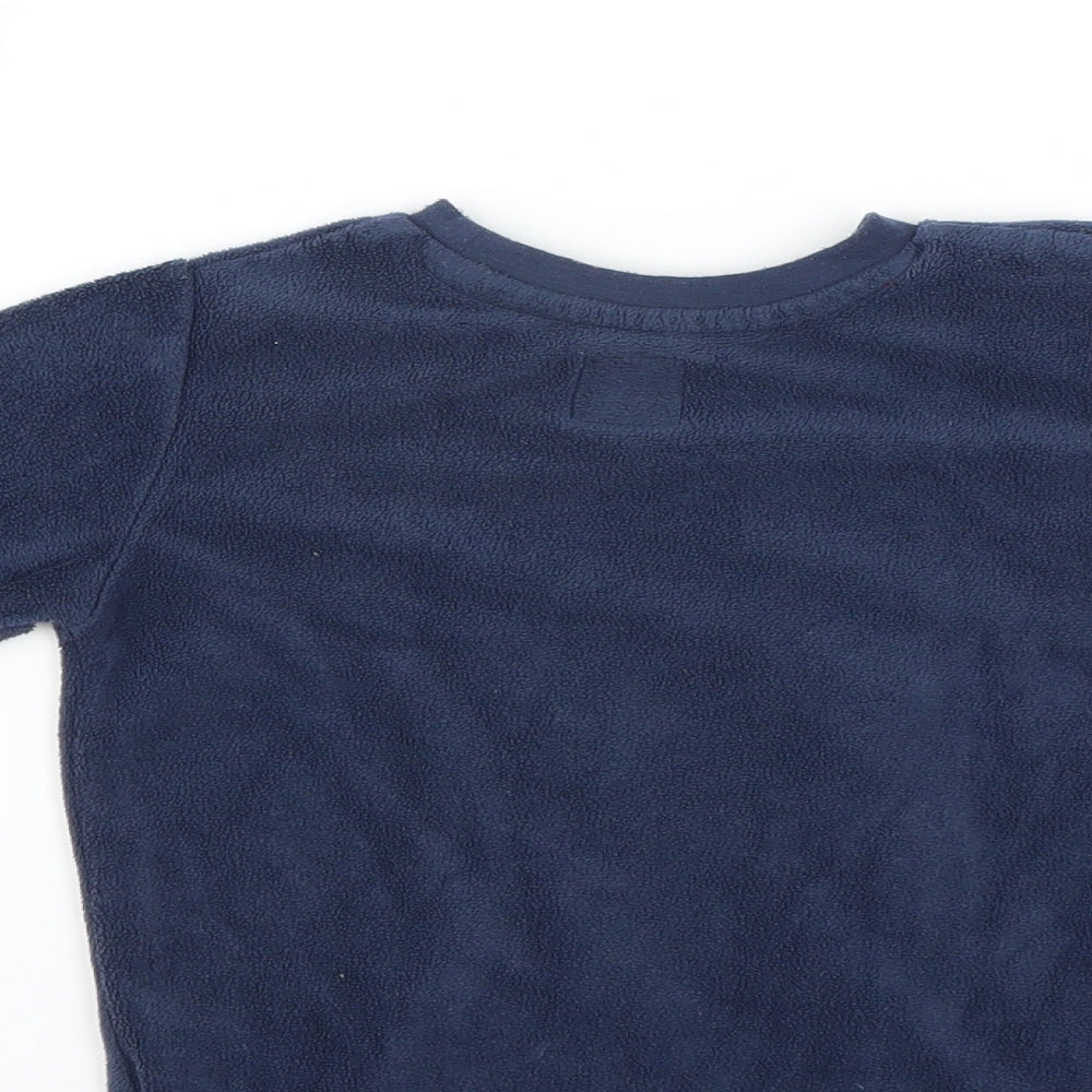 Primark Boys Blue  Fleece Pullover Jumper Size 2 Years  - Mickey mouse
