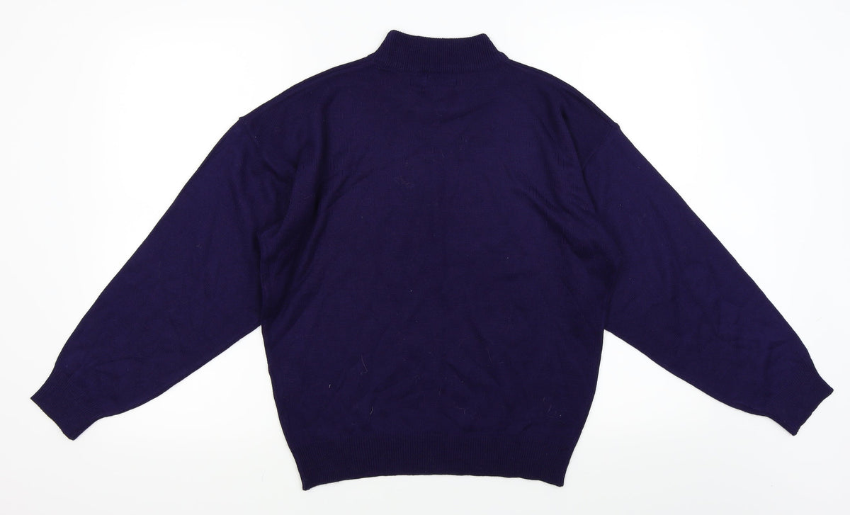 Amari Womens Blue   Pullover Jumper Size 14