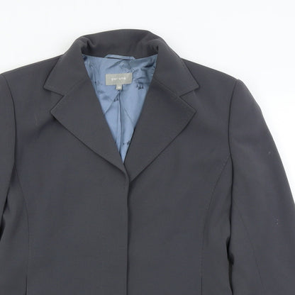 M&S Womens Grey   Jacket Blazer Size 10