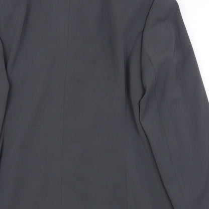M&S Womens Grey   Jacket Blazer Size 10