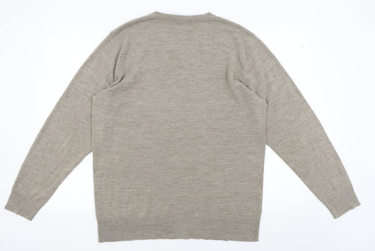 Asda George Mens Beige   Pullover Jumper Size L
