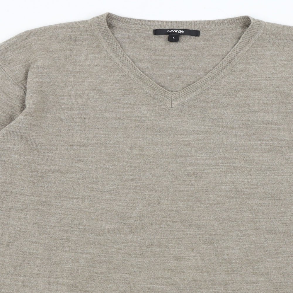 Asda George Mens Beige   Pullover Jumper Size L