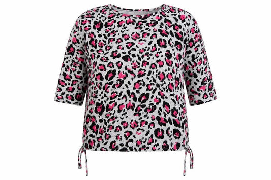 Preworn Womens Grey Animal Print  Pullover Jumper Size 18